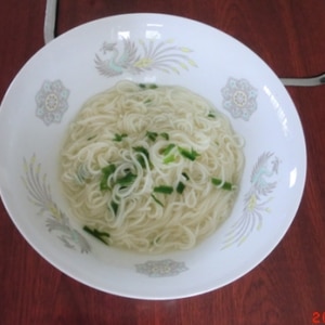 ラーメン風？素麺の中華スープ☆